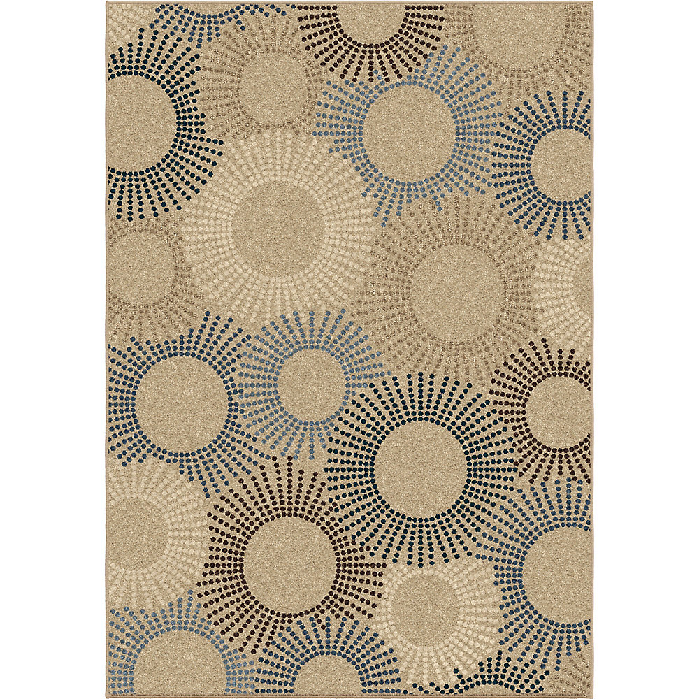 Ray Of Light Driftwood 5 Ft 2 Inch X 7 6 Outdoor Area Rug
