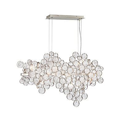 eurofase trento clustered glass 12 light oval chandelier 34031 018