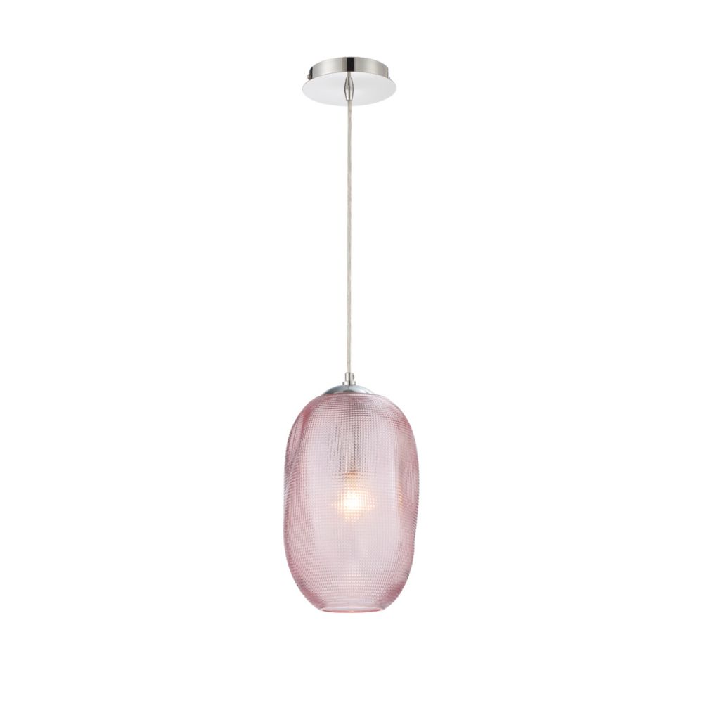 Textured Glass Pendant Light eurofase labria small glass pendant light fixture in pink