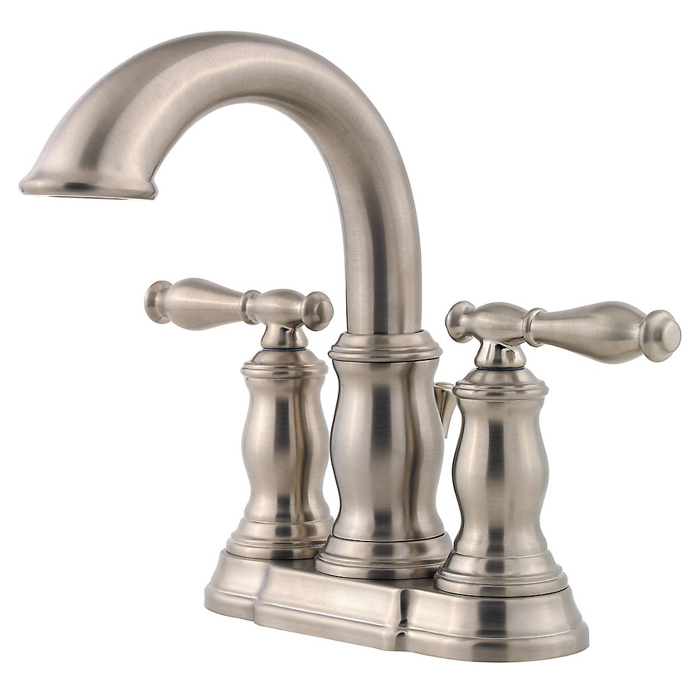 Pfister Hanover 2 Handle Bathroom Faucet in Brushed Nickel | The Home