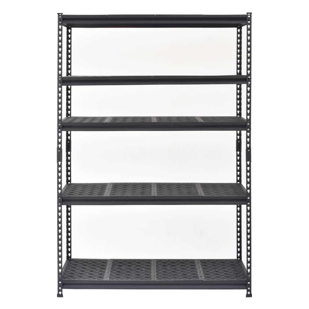 Muscle Rack 72inch H x 48inch W x 18inch D 5Shelf Steel and Resin