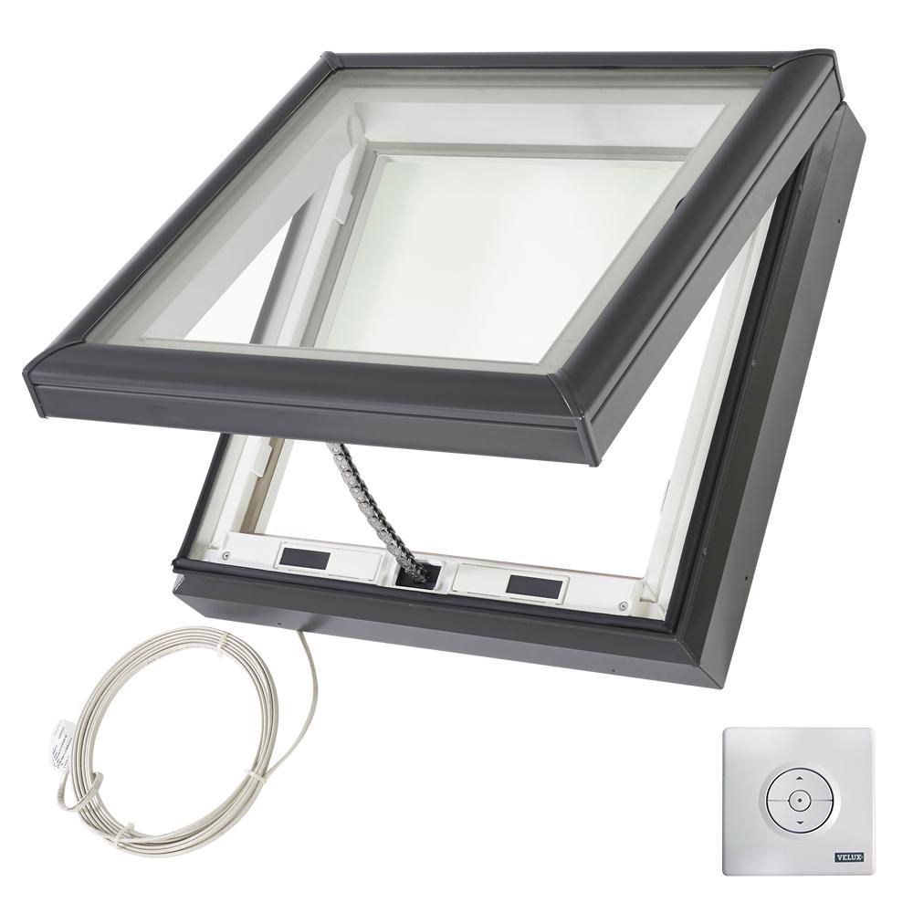 VELUX VCE Venting Electric Curb Mount Skylight RSO 46 1/2 inch x 46
