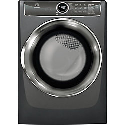 8.0 cu. ft. Gas Dryer with Steam, Predictive Dry and Instant Refresh in Titanium - ENERGY STAR®