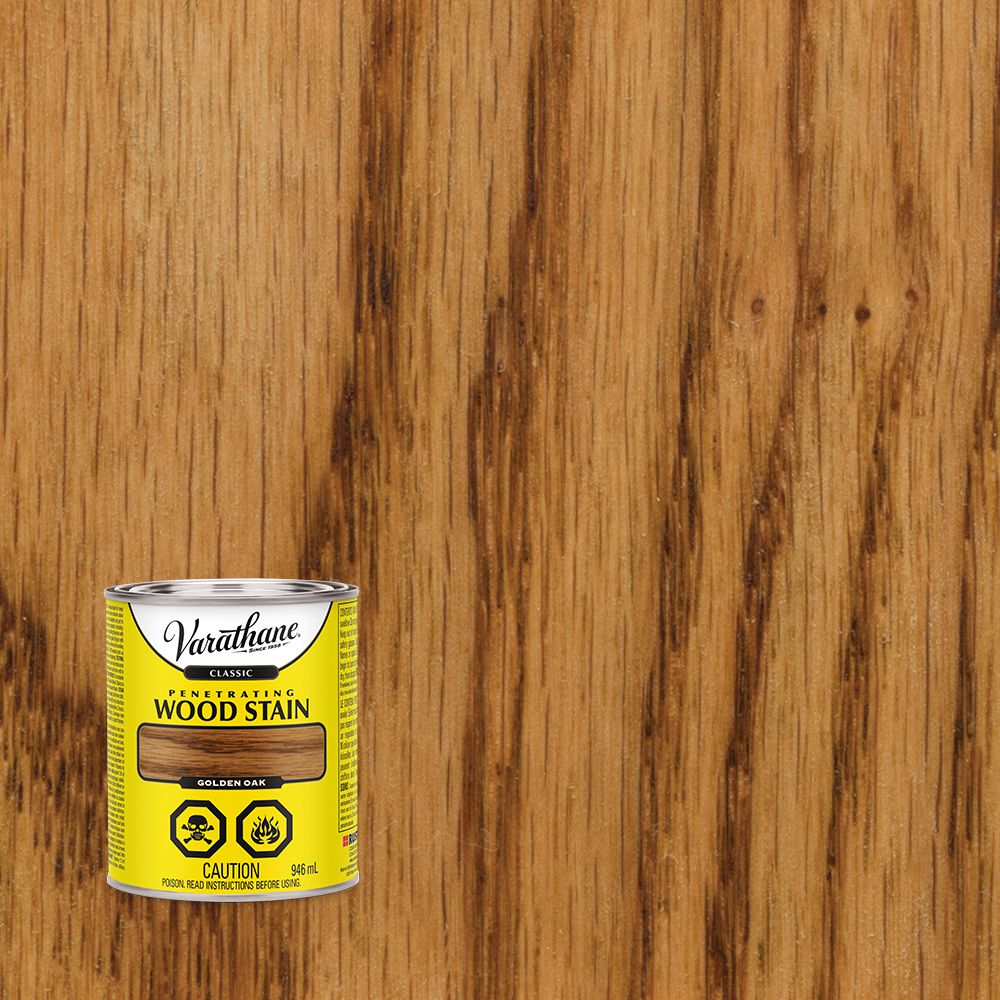 Varathane Classic 946mL Golden Oak Wood Stain The Home Depot Canada