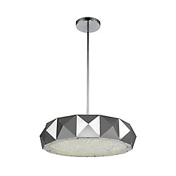 Rigelle 21 inch 8 Light Chandelier with Chrome Finish