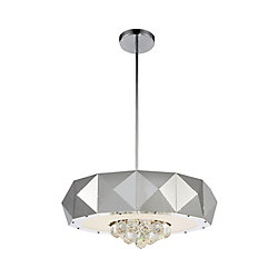Meuse 21 inch 8 Light Chandelier with Chrome Finish