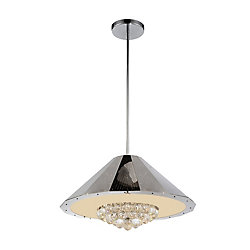 Yangtze 25 inch 9 Light Chandelier with Chrome Finish