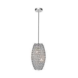 Sage 6 inch 2 Light Mini Pendant with Chrome Finish
