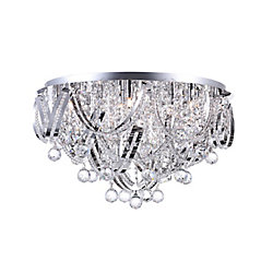 Madonna 26 inch 12 Light Flush Mount with Chrome Finish