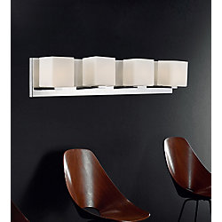 Cristini 26 inch 4 Light Wall Sconce with Satin Nickel Finish