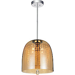Movement 14 inch 4 Light Chandelier with Chrome Finish