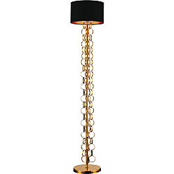 Chained 11 inch 1 Light Floor Lamp with Gold Finish