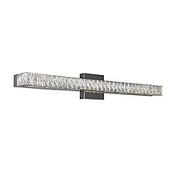 Milan 32 inch LED Light Wall Sconce with Chrome Finish