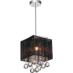 Shower 6-inch 1 Light Mini Pendant with Chrome Finish