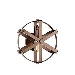 Tessa 11 inch 1 Light Wall Sconce with Antique Gold Finish