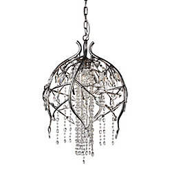 Mackay 19 inch 6 Light Chandelier with Speckled Nickel Finish