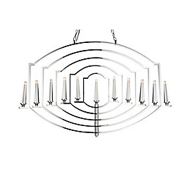 Calhoun 2 inch 11 Light Chandelier with Chrome Finish