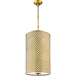 Gloria 18 inch 8 Light Chandelier with French Gold Finish