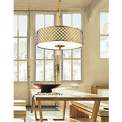 Gloria 20 inch 4 Light Chandelier with French Gold Finish