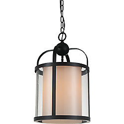 Danielle 12 inch 1 Light Mini Pendant with Oil Rubbed Brown Finish
