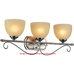 Selena 25 inch 3 Light Wall Sconce with Chrome Finish