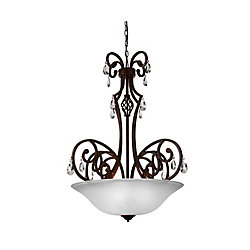 Shakira 30 inch 5 Light Chandelier with Dark Bronze Finish
