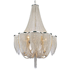 Taylor 34 inch 18 Light Chandelier with Chrome Finish