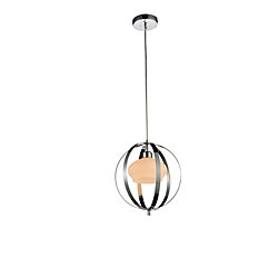 Dahlia 12 inch Single Light Mini Pendant with Chrome Finish