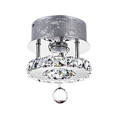 Ring 7 inch LED Flush Mount with Chrome Finish