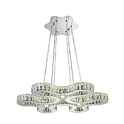 Odessa 27 inch LED Chandelier with Chrome Finish