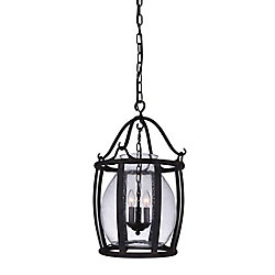 Imperial 16 inch 3 Light Pendant with Antique Black Finish