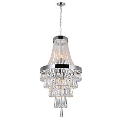 Vast 16 inch 6 Light Chandelier with Chrome Finish