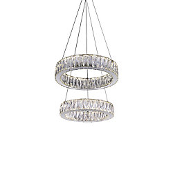 Juno 20 inch LED Chandelier with Chrome Finish