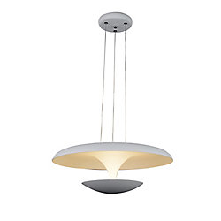 Aviva 16 inch LED Chandelier with White Finish