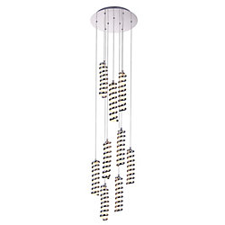 Boreas 14 inch LED Chandelier with Chrome Finish