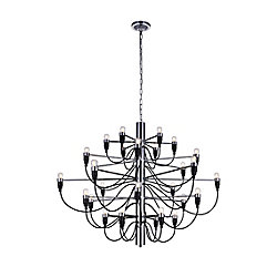 Hayden 34 inch 30 Light Chandelier with Chrome Finish
