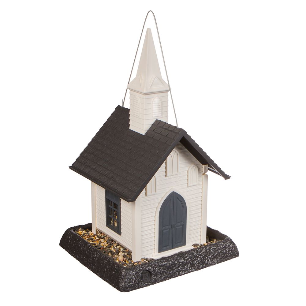 North States Church Birdfeeder White Plastic