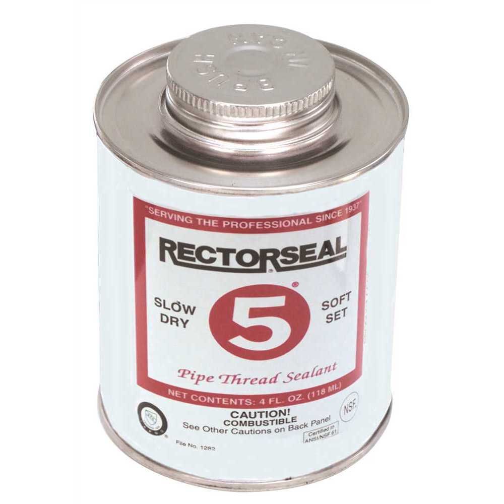 Rectorseal 5 Pipe Thread Sealant Multi-Purpose, Pint | The Home Depot ...