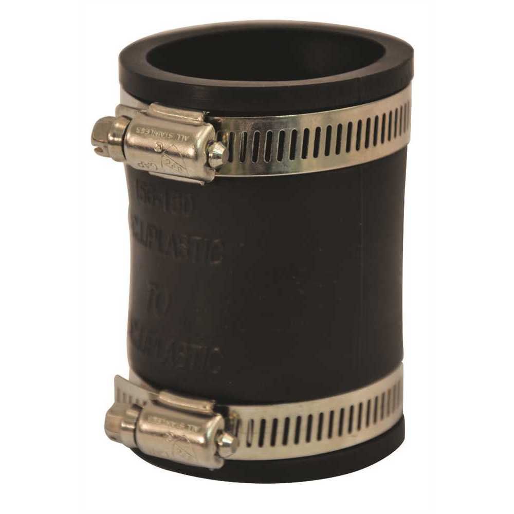 PREMIER Premier Flexible Rubber Coupling, 11/4x11/4 In. The Home