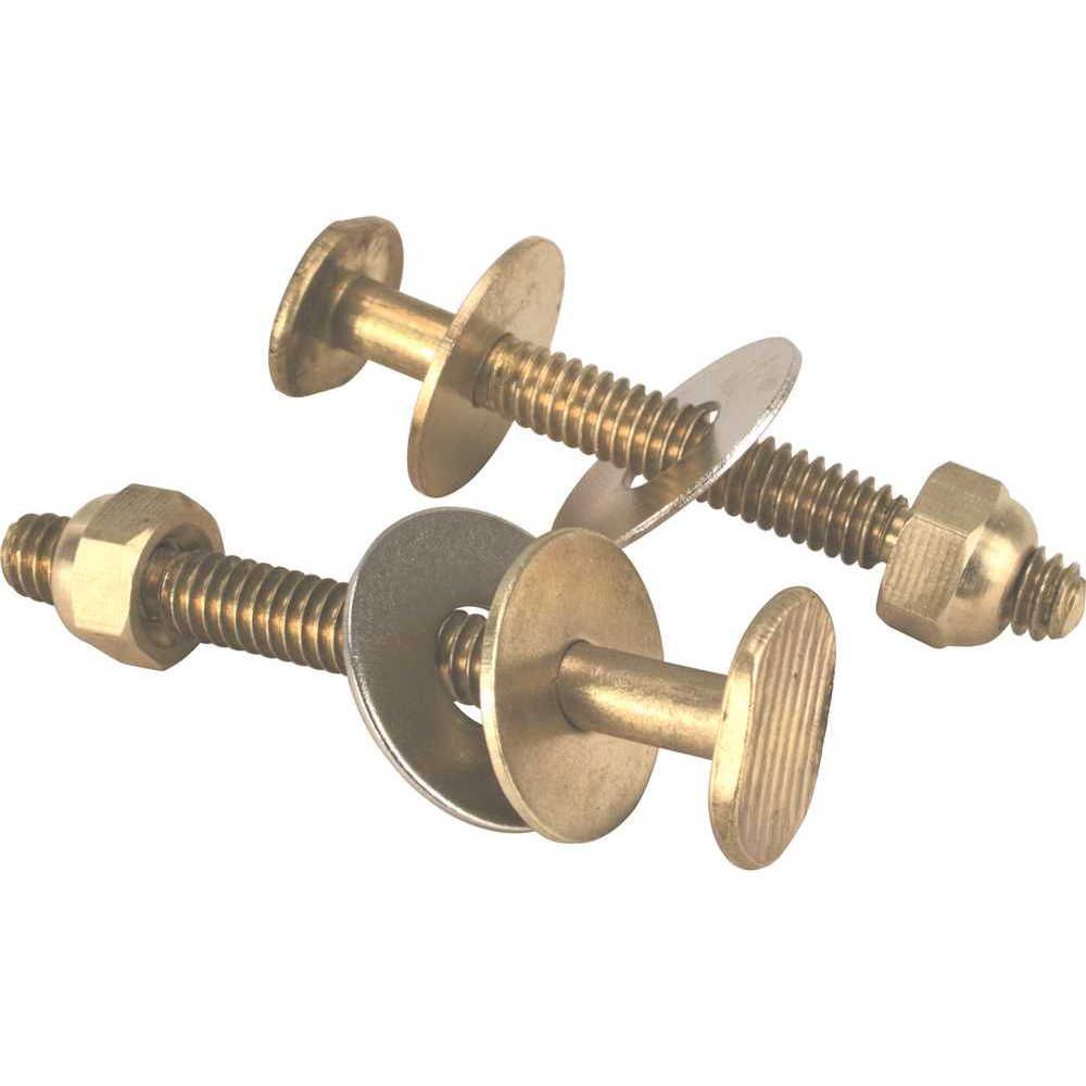 Proplus Toilet Bolts Brass Johnni Bolt 5/16 In. X 21/4 In. The Home