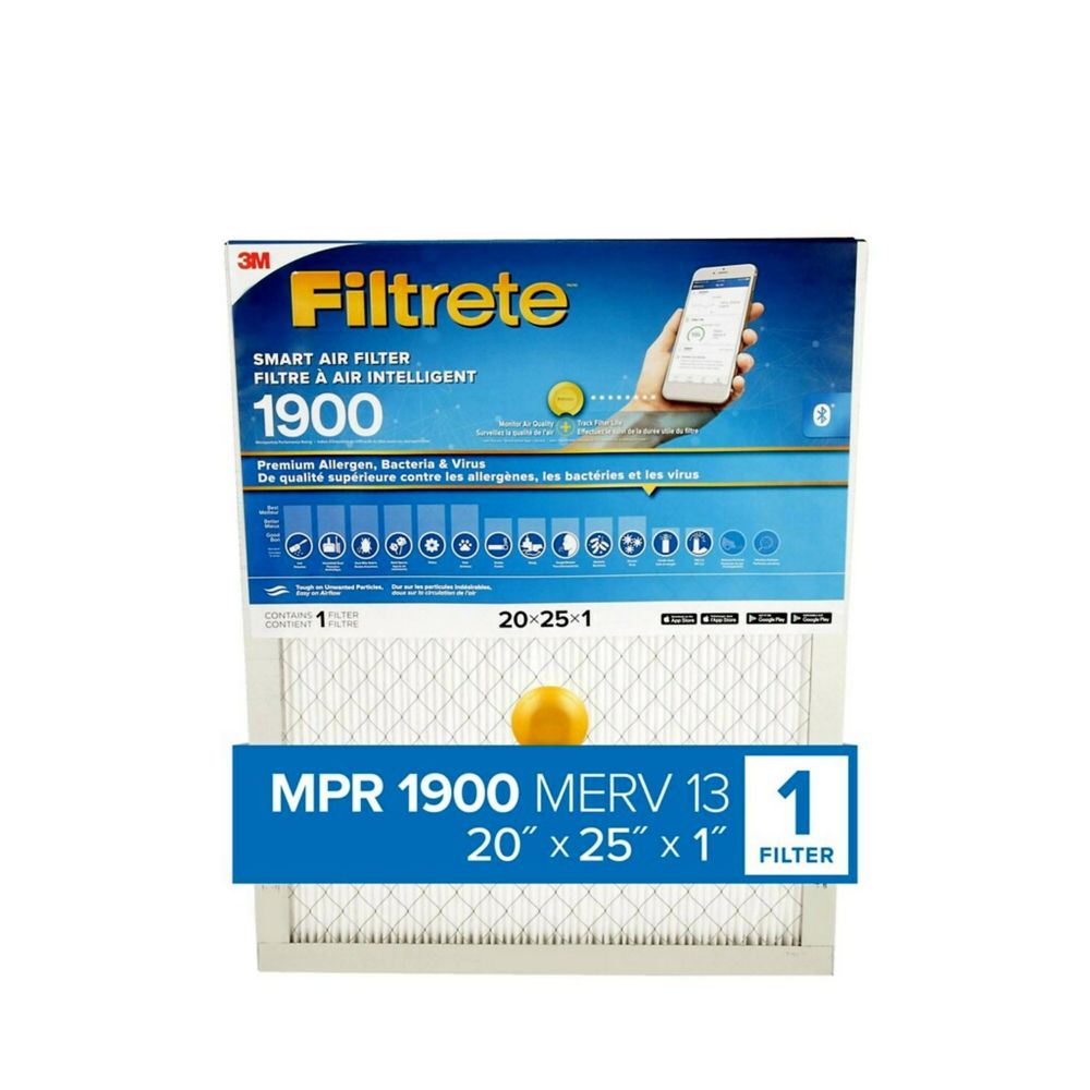 Filtrete Filters Max Smart Filter 20x25x1 The Home Depot Canada