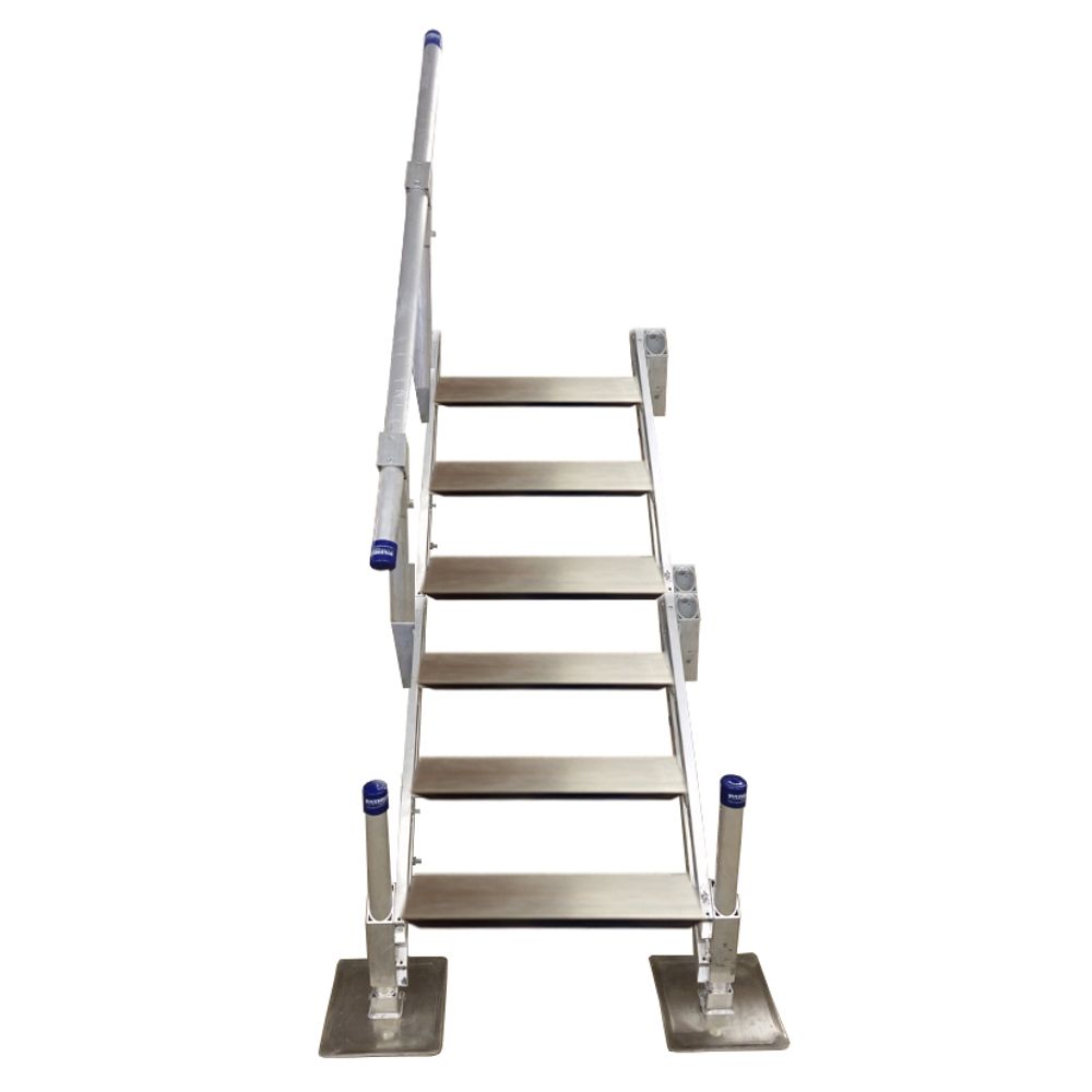 Patriot Docks 6Step Aluminum Stairs with Handrail The Home Depot Canada