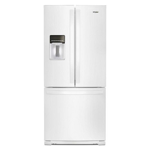 Whirlpool 30inch W 18.2 cu.ft. Top Freezer Refrigerator in White The