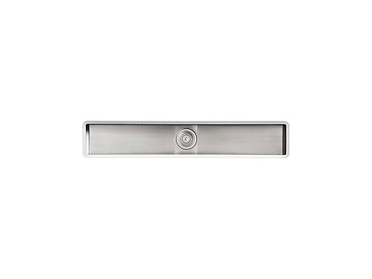Kohler Undertone Under Mount Stainless Steel 43 X 8 25 X 6 3125 0 Hole Single Bowl Kitchen Sink The Home Depot Canada