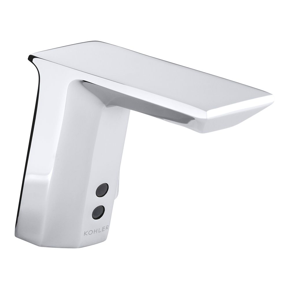 KOHLER Rubicon Single Hole 1Handle Mid Arc Bathroom Faucet in Chrome with Lever Handle The