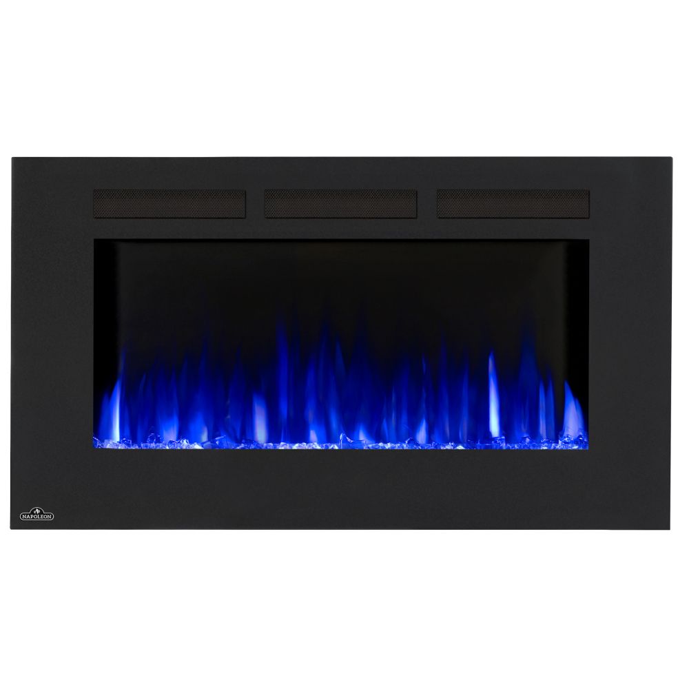Paramount Tavasi Curved Wall Mounted Electric Fireplace The Home Napoleon Allure 42 Inch Linear Wall Mount Electric Fireplace