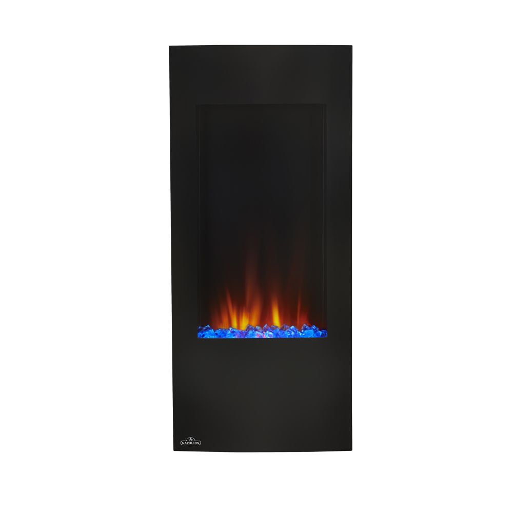 Napoleon Azure Vertical 38 Inch Wall Mount Electric Fireplace The Azure Vertical 38 Inch Wall Mount Electric Fireplace Photo Of Product
