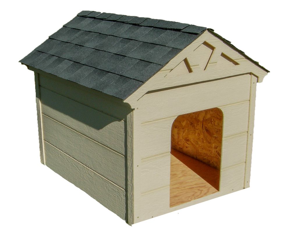 CANADIAN SHELTER CORP Dog House with Hinged Roof Large Non Insulated The Home Depot Canada