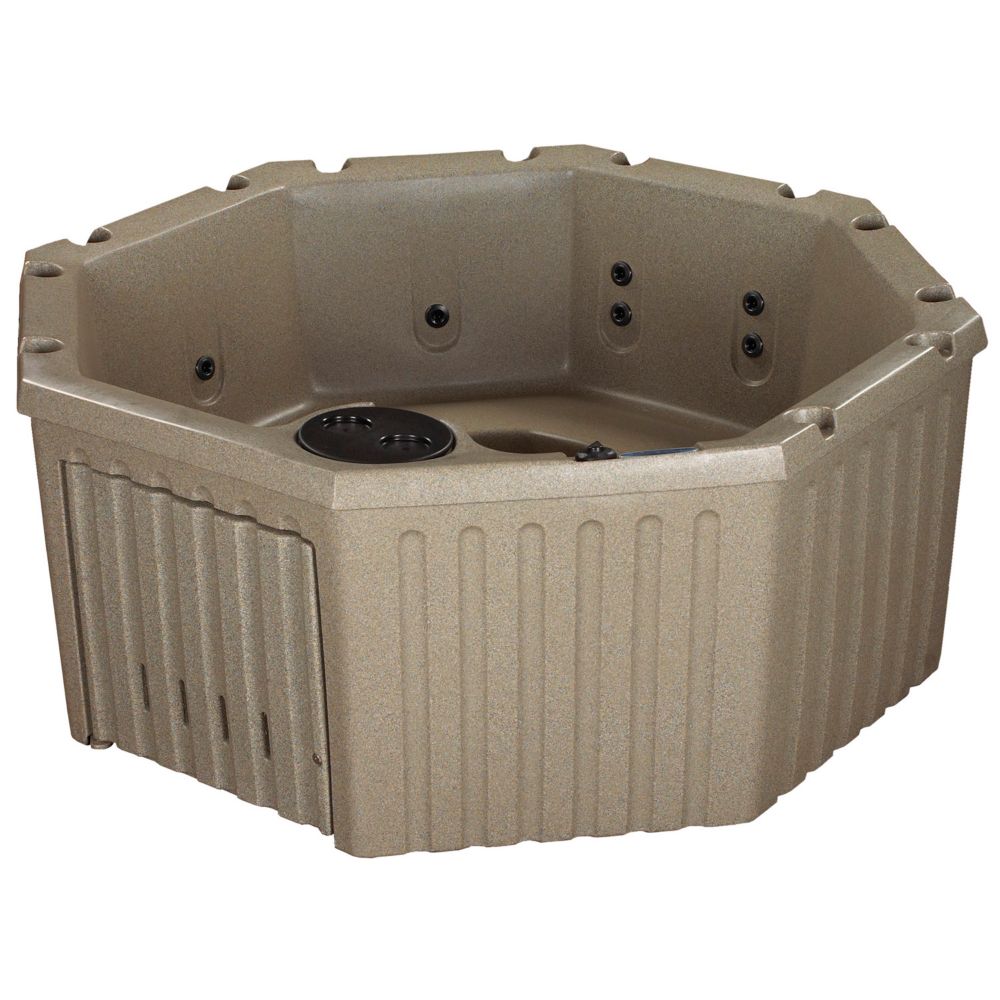 Aqualife Retreat 11 Jet Cobblestone Standard Hot Tub PLUG & PLAY The Home Depot Canada