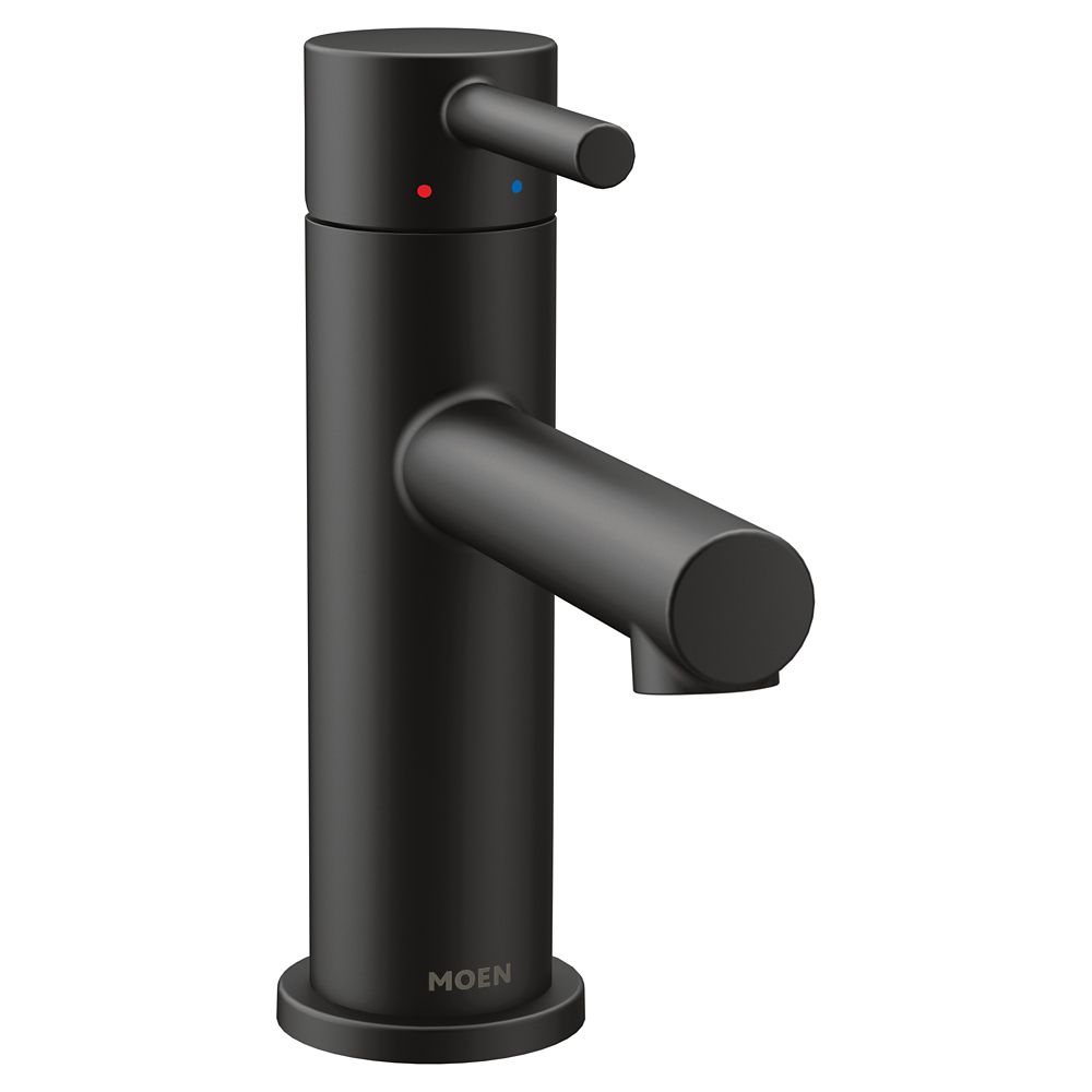 Align Single-Handle Low Arc Bathroom Faucet in Matte Black